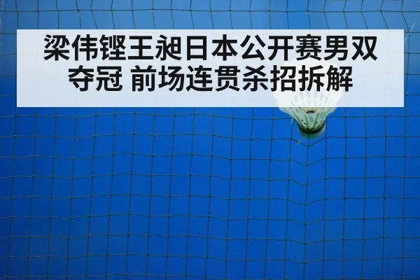 梁伟铿王昶日本公开赛男双夺冠 前场连贯杀招拆解